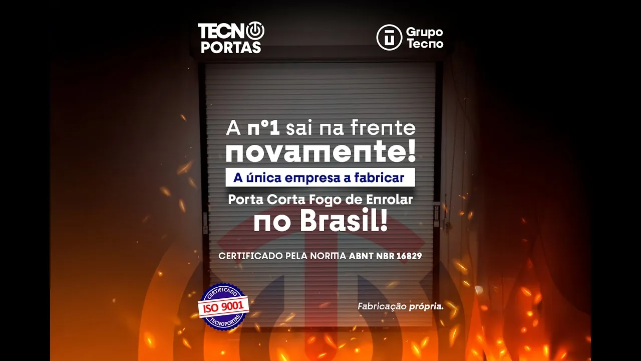 A Porta de Enrolar Corta-Fogo Que Vai Revolucionar o Mercado